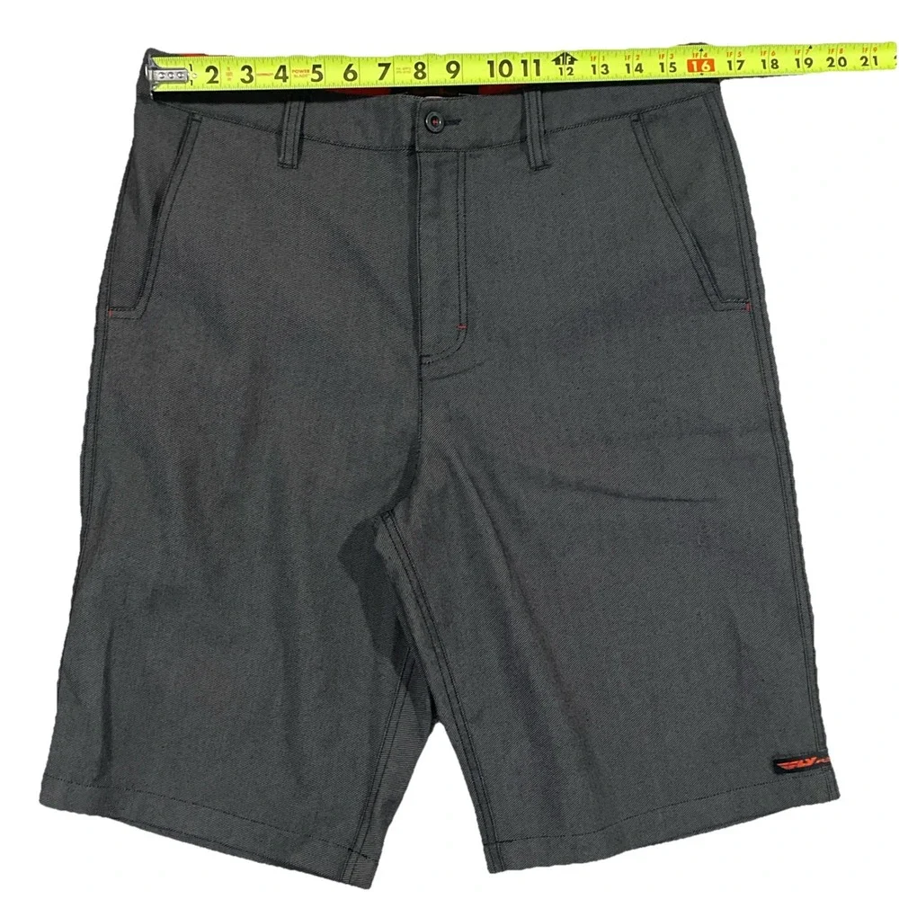 Men's Fly‎ Racing Genuine Apparel Charcoal Gray 32x11 Shorts